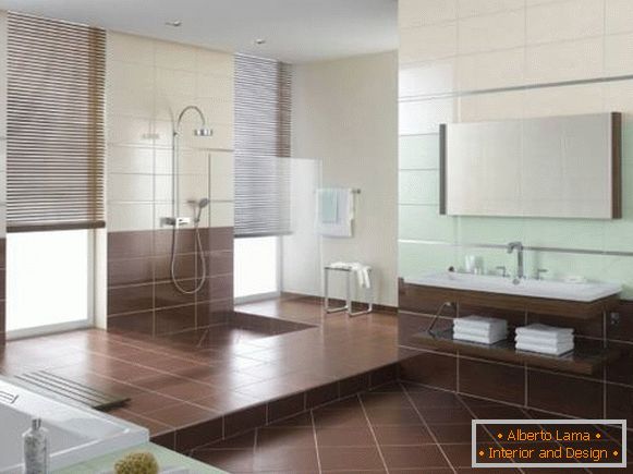 Kúpeľňový sprchový dizajn 2015