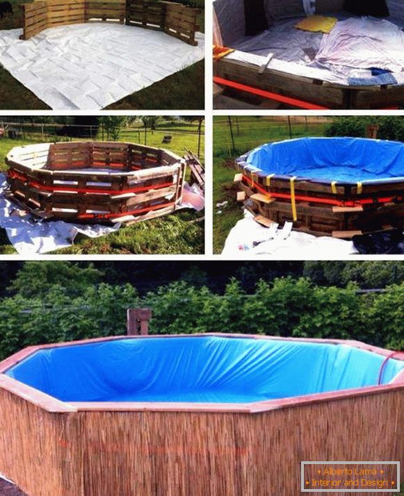 Dizajn bazénu pre letnú dovolenku alebo dvor s vlastnými rukami