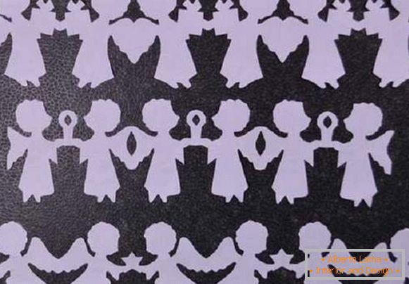 Novoročné girlandy papiera s vlastnými rukami šablóny, foto 13