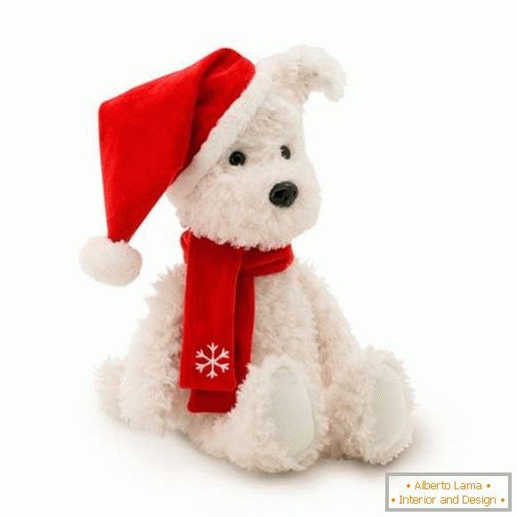 ručne vyrobený vianočný pes s rukami, foto 4