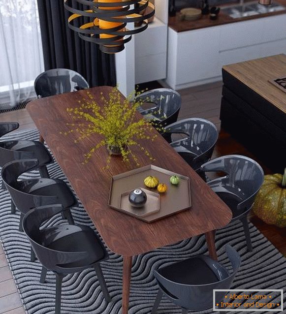 Výber jedálenských stolov a stoličiek pre kuchynskú fotografiu
