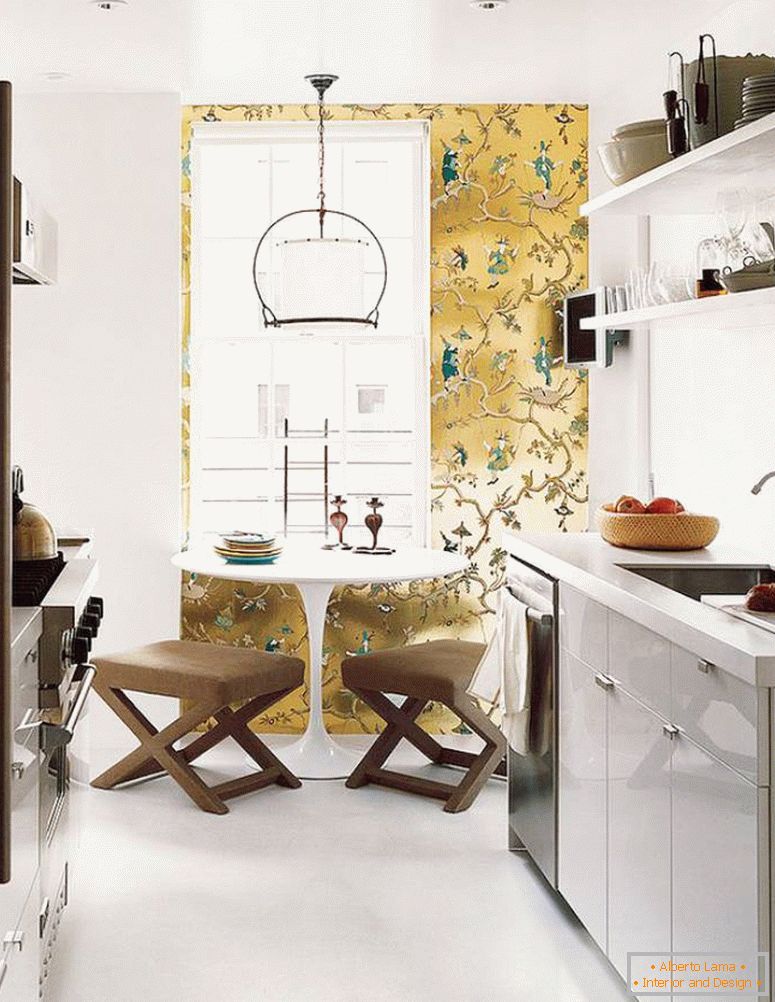 gold-tapety-for-interiér-kuchyňa