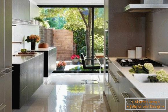 Vyberte si podlahy v kuchyni - čo je lepšie? S fotografiou