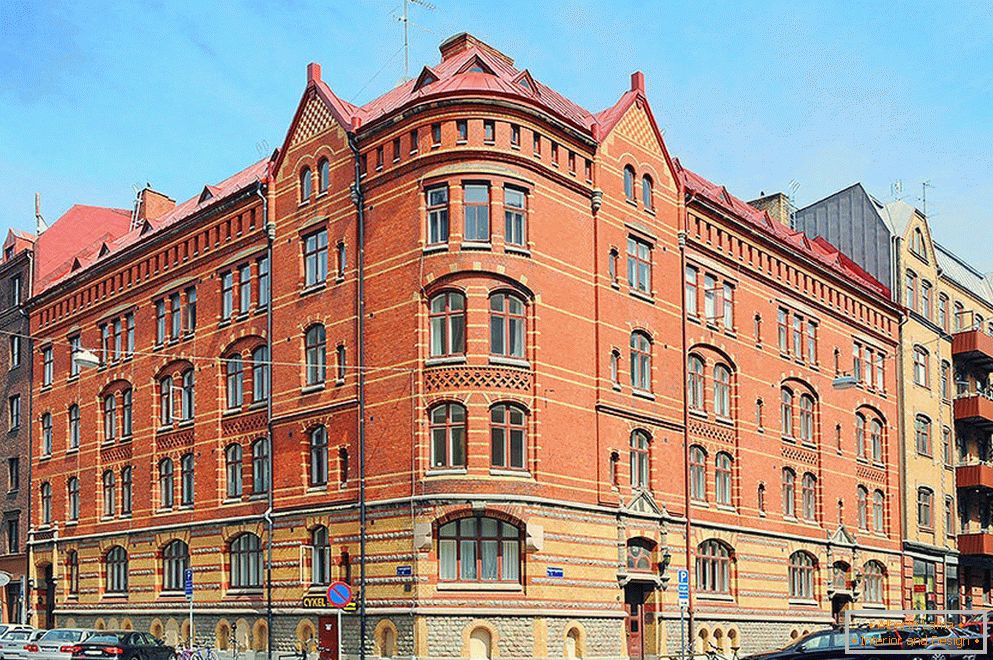 Dom, kde sa nachádza štúdio v Göteborgu