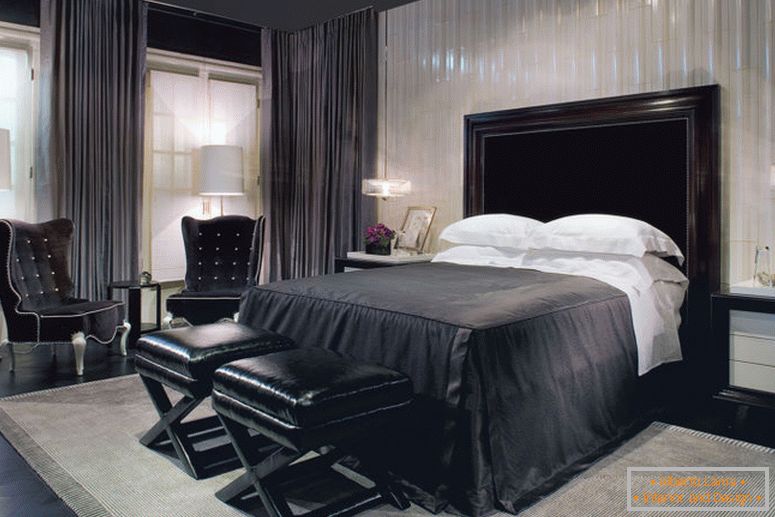 Interiérový dizajn, spálňa-in-black-tsvete1