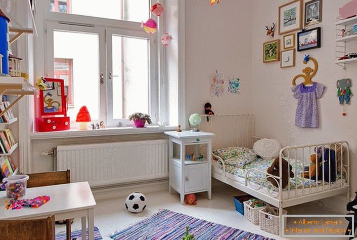 Škandinávsky štýl detskej izby