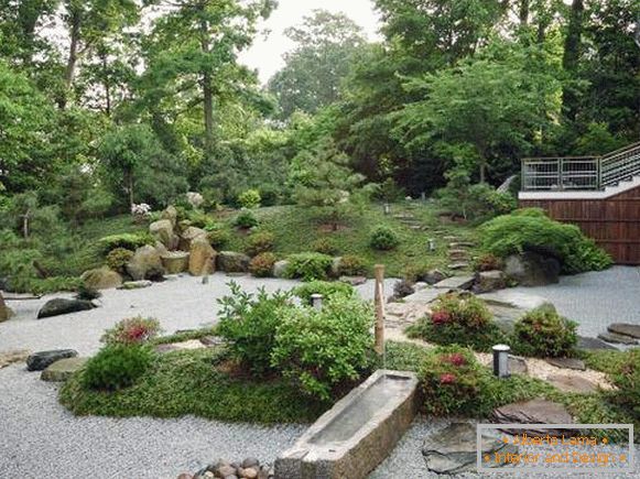 Japonský dizajn záhrady - foto Zen v blízkosti vášho domu