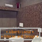 Dlaždice a mozaika v dizajne toalety