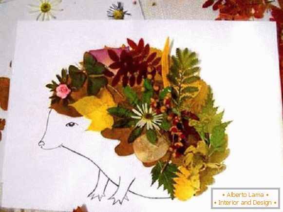 Podzim ručne vyrobený z prírodného materiálu s vlastnými rukami, foto 32