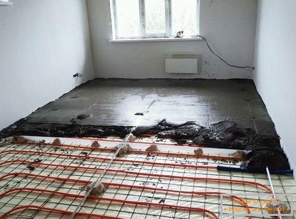 Ako urobiť teplú podlahu v súkromnom dome, foto 25