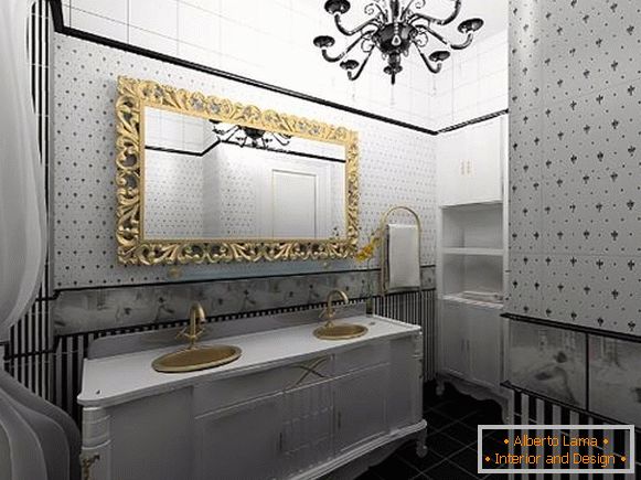 lustr na kúpeľňu v klasickom štýle