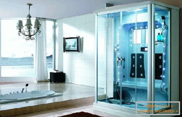 posuvné sklenené dvere na sprchovanie, foto 7