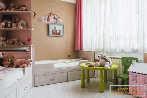 krátke záclony v detskej izbe, foto 45