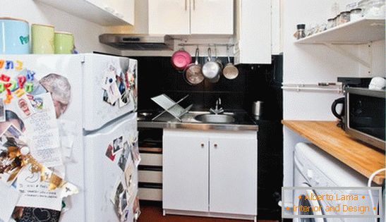 Interiérový dizajn malej kuchyne, фото 2