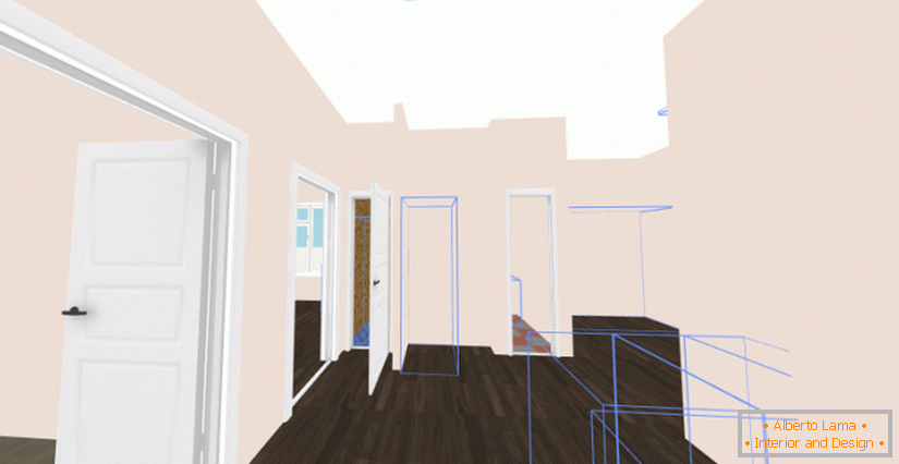 3D modelovanie interiéru domu