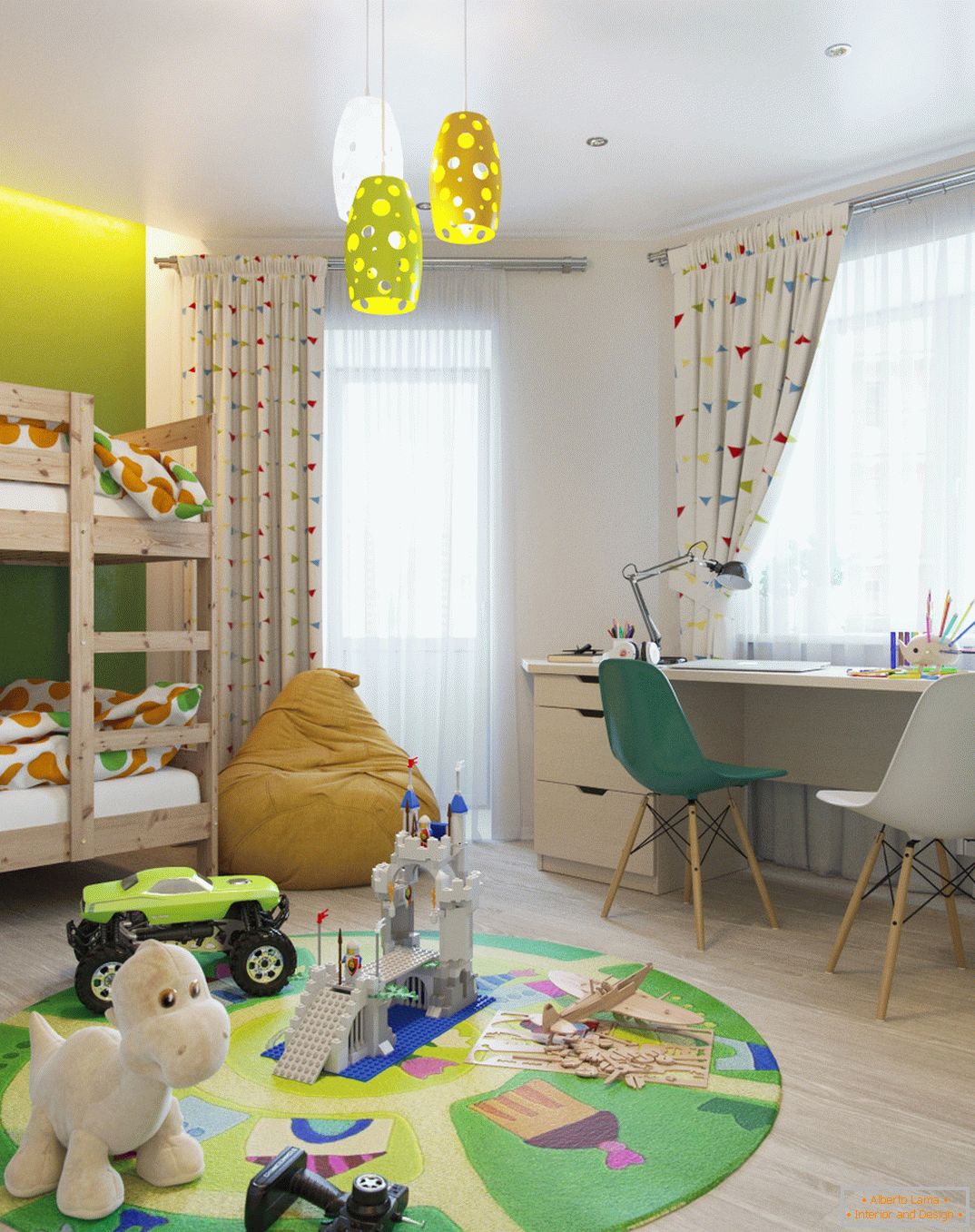 Jasný dizajn detskej izby