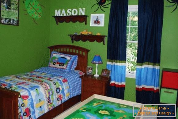 detská izba záclony pre chlapcov design fotografie, foto 29