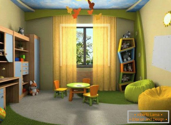 dizajn závesov pre detskú izbu pre chlapca, foto 3