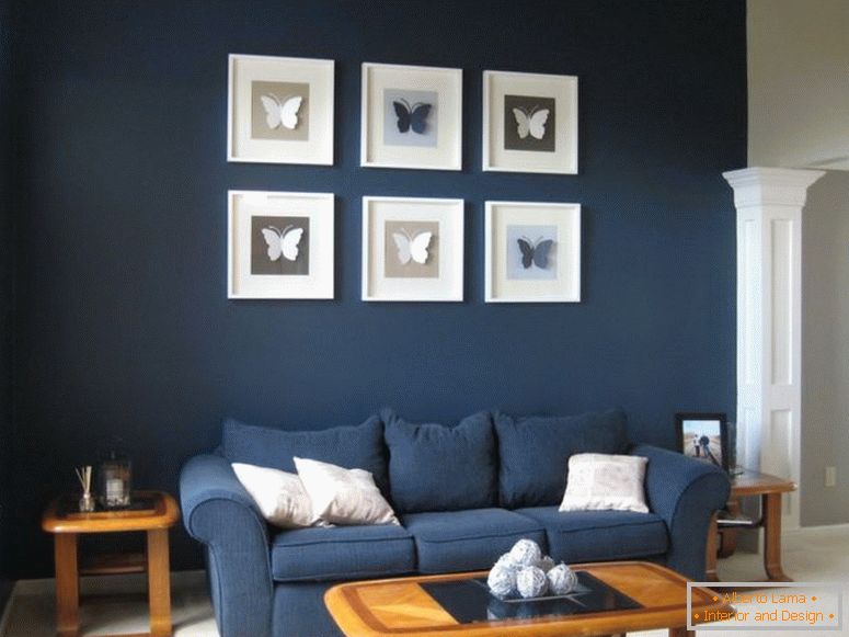 modrá obývacia izba - ja
