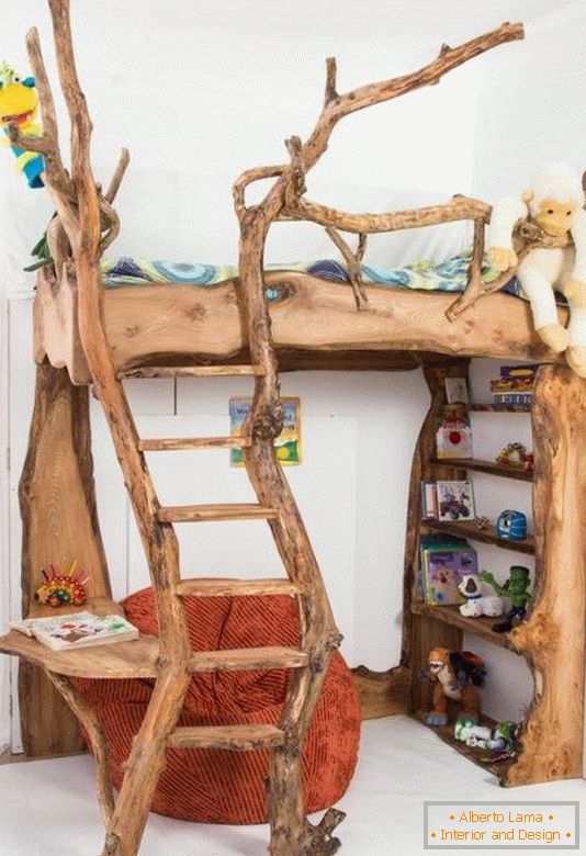 Domáce detský nábytok z dreva