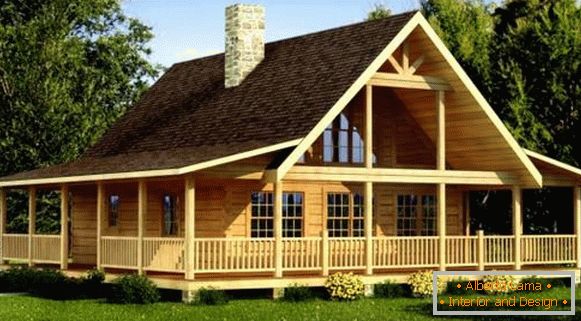 Ktorý drevený dom je lepší: vlečka alebo drevo?