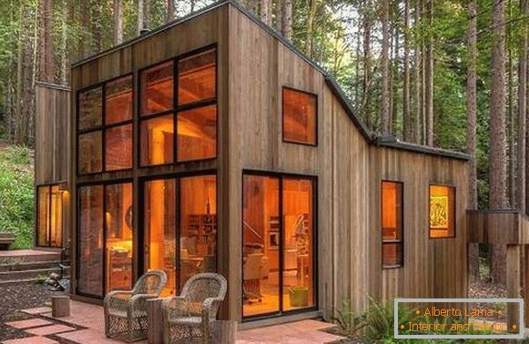 Moderné drevené domy - najlepšie fotografie a projekty pre rok 2016