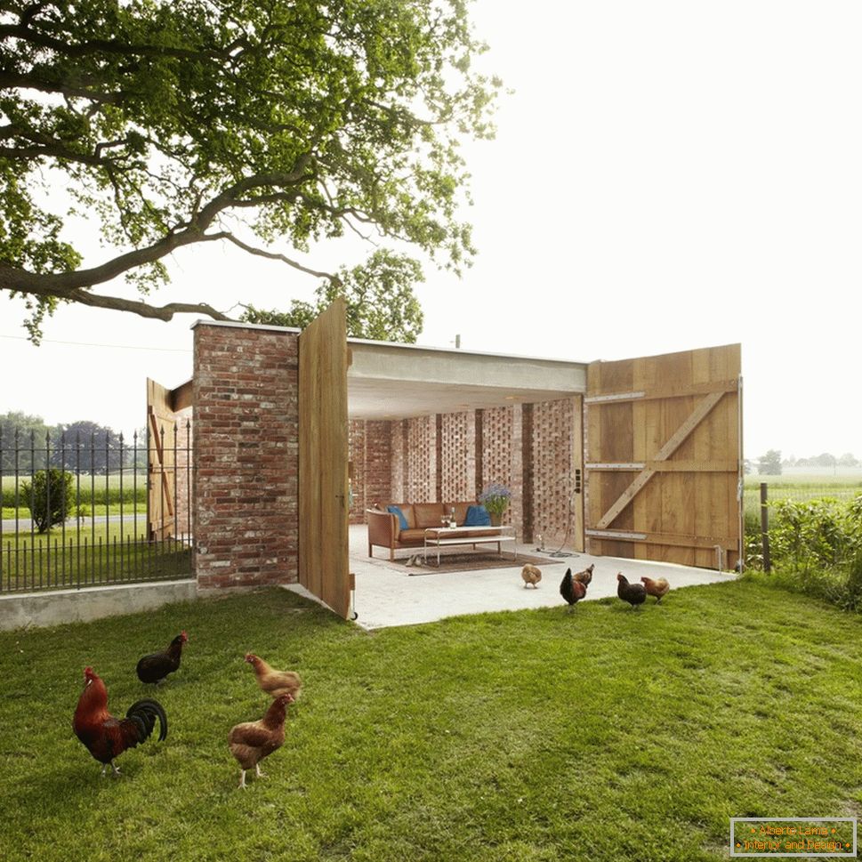 Moderná stodola v Nemecku