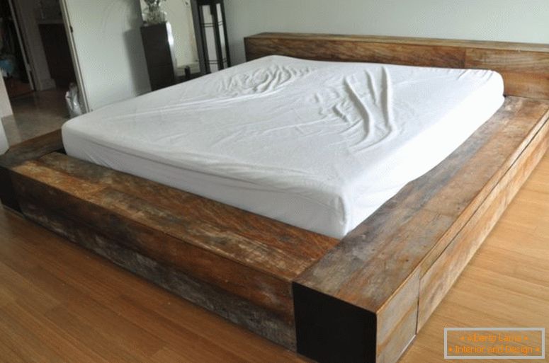 minimalistickom regenerovaná drevo-king-platform-bed-frame-low-profile-style