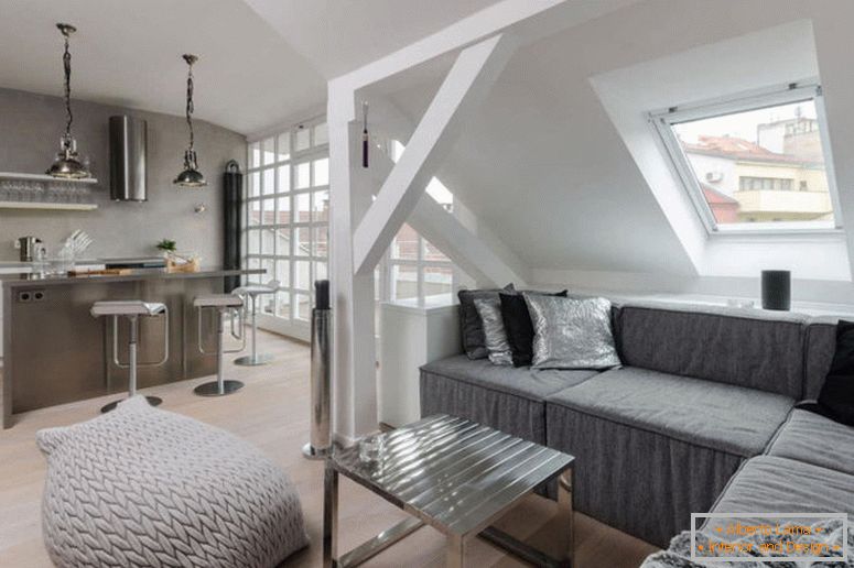 šedo-bielo-interiér-apartmán-in-the-style-loft8