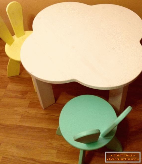 Detský stôl z preglejky, foto 58