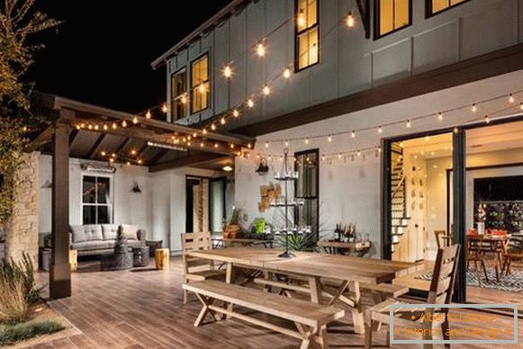 Krásne drevené terasy do domu - fotka 2016