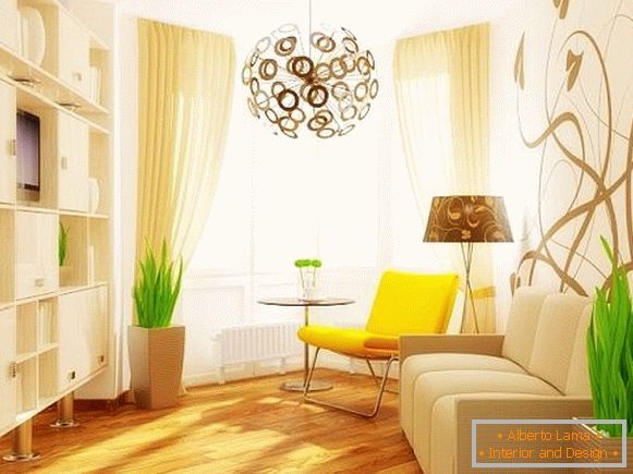 dekor-malá obývacia izba