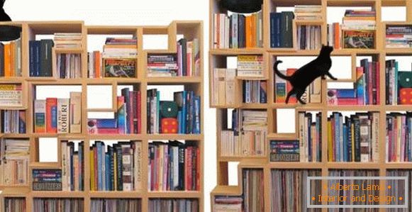 Knihovnička, ktorú vaša mačka bude milovať