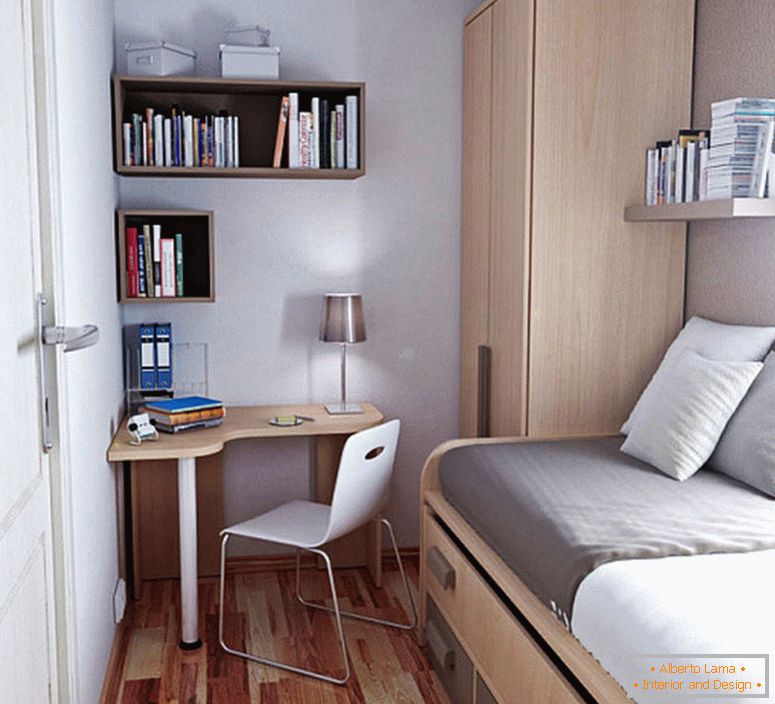 narrow_bedroom_2017 drevo-laminát-podlahy-a-modulárny lože návrhu inšpirácie