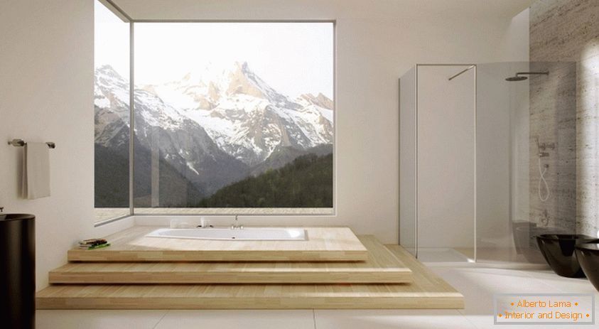 Kúpeľňa v minimalistickom štýle