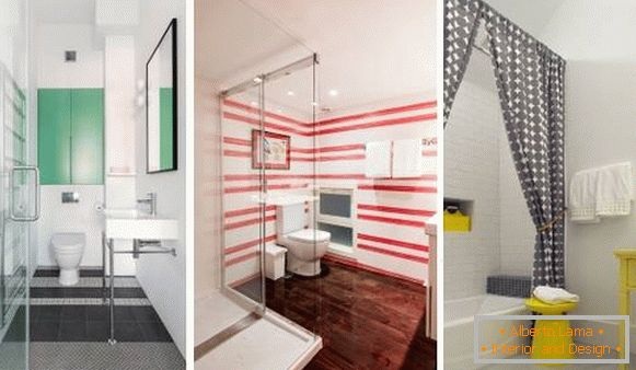 Štýlové a svetlé interiéry kúpeľní v podkroví