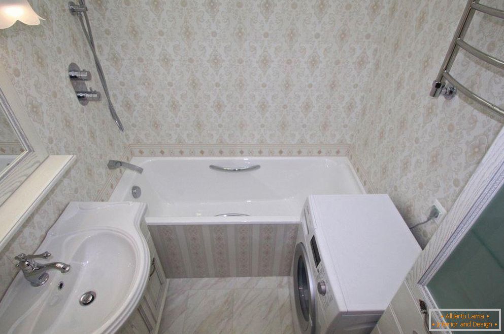Kúpeľňa v dvojizbovom apartmáne série p44t