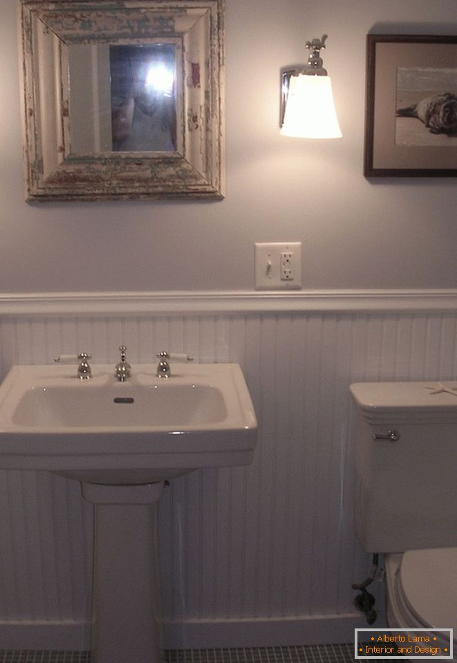 Kúpeľňa v malom sídle v USA