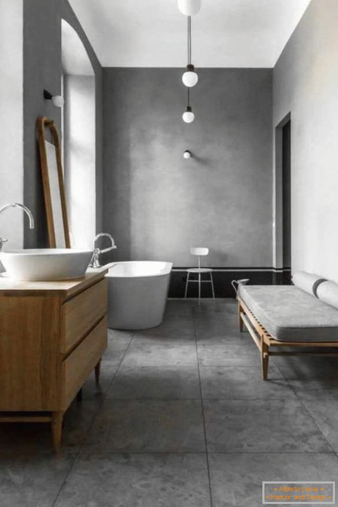Luxusné benátske štuky v kúpeľni fotografie