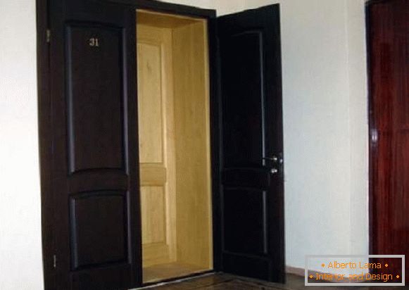 drevené vstupné dvere pre byty, foto 31