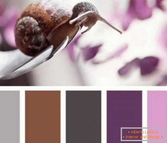 Luxusná fialová paleta