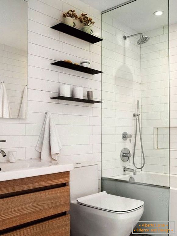 Kúpeľňový dizajn v čerstvom, modernom štýle