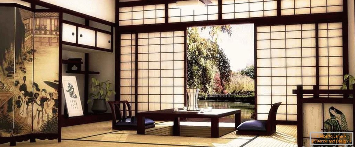 Japonský štýl v interiéri domu a bytu