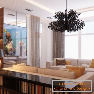 Zrkadlový panel na stene - 55 fotiek myšlienok v interiéri